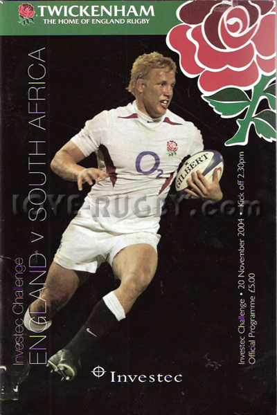 England South Africa 2004 memorabilia